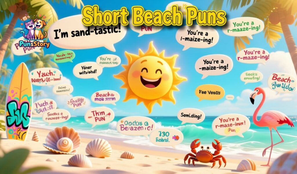 Short Beach Puns