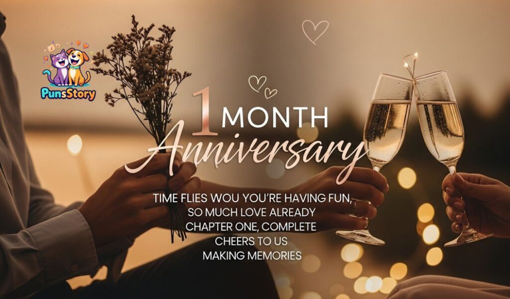 1 Month Anniversary Short Captions for Instagram