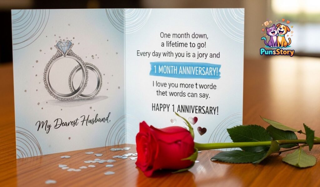 1 Month Anniversary Wishes for Husband