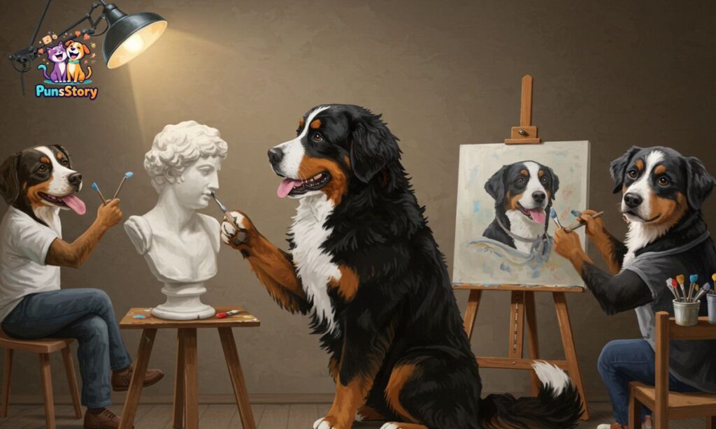 Dog Art Puns