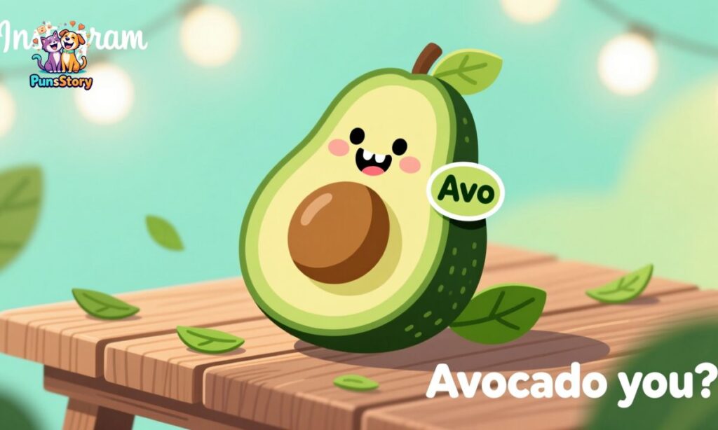 Avocado Puns for Instagram
