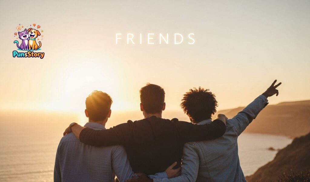 Aesthetic 3 Friends Caption One Word Style