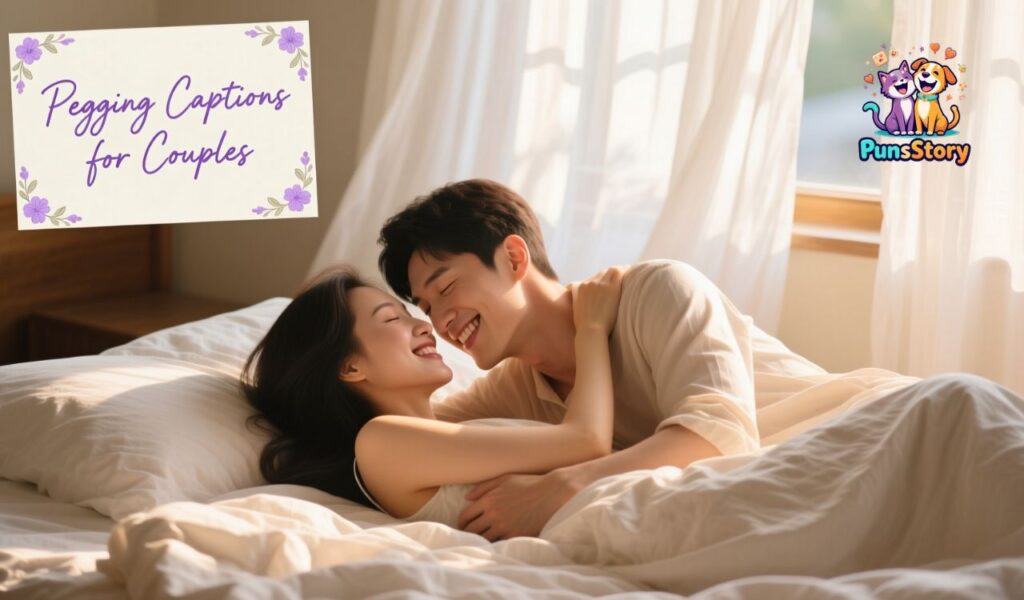 Creative Pegging Captions for Couples