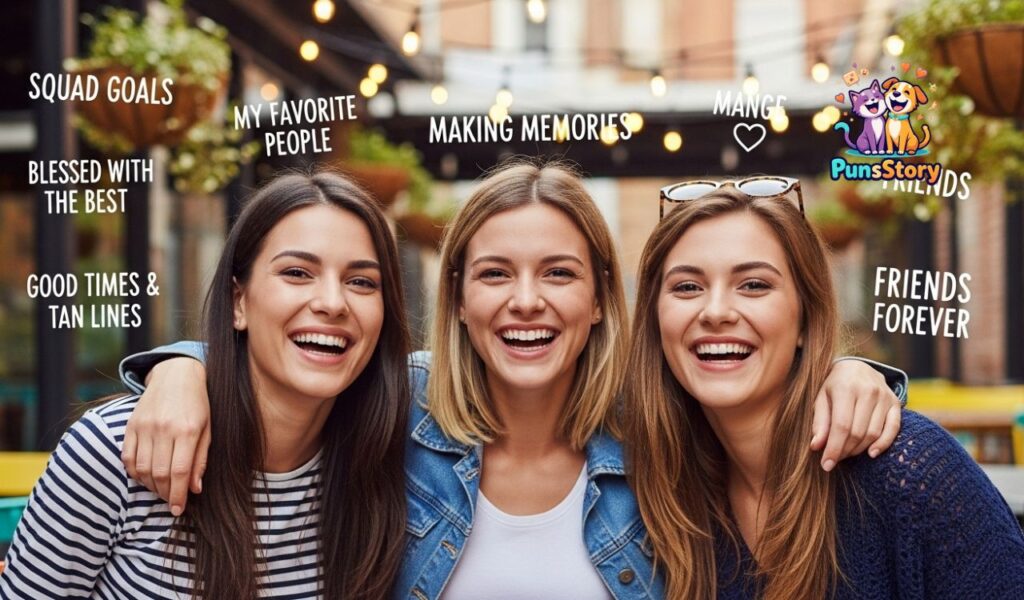 Cute 3 Friends Captions for Instagram