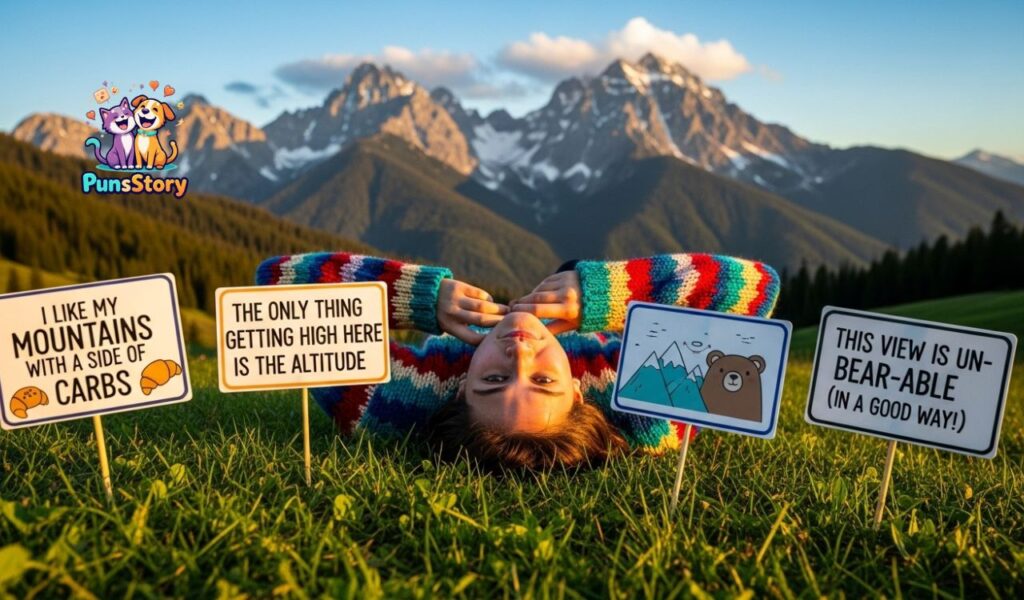 Funny Aesthetic Mountain Captions