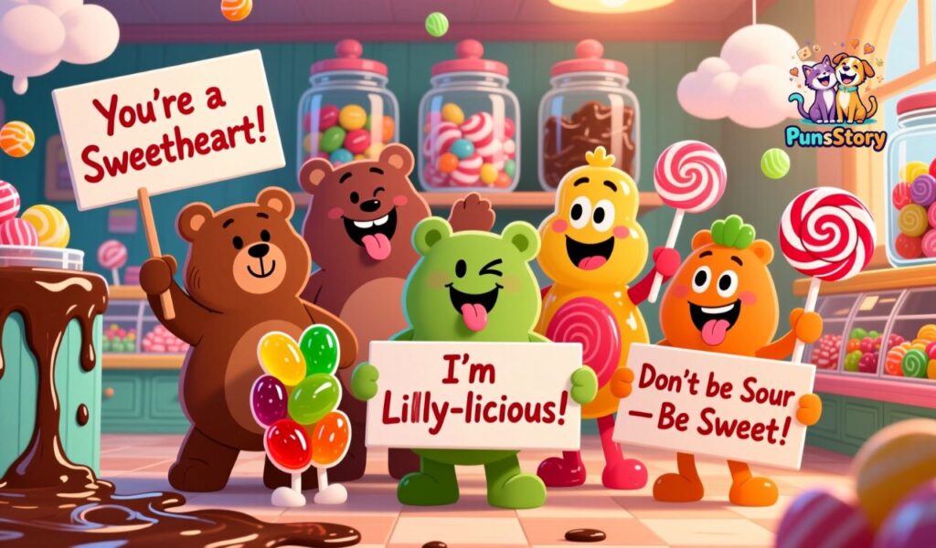 Funny Candy Puns