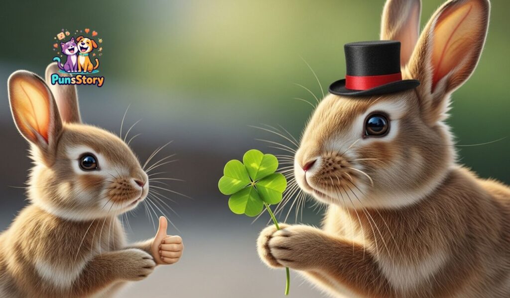 Fuzzy, Wuzzy Rabbit Puns Coming Your Way