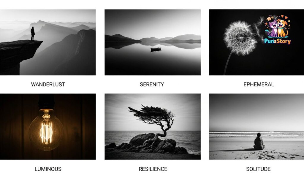 One-Word Aesthetic Captions