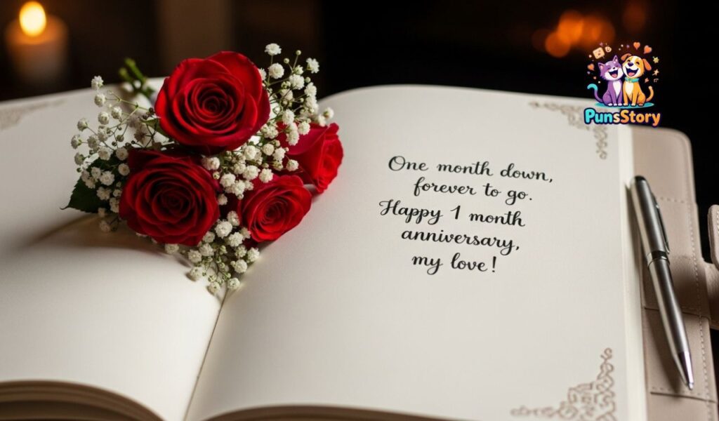 Romantic 1 Month Anniversary Quotes & Captions