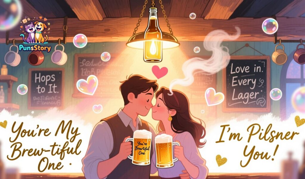 Romantic Beer Puns About Love