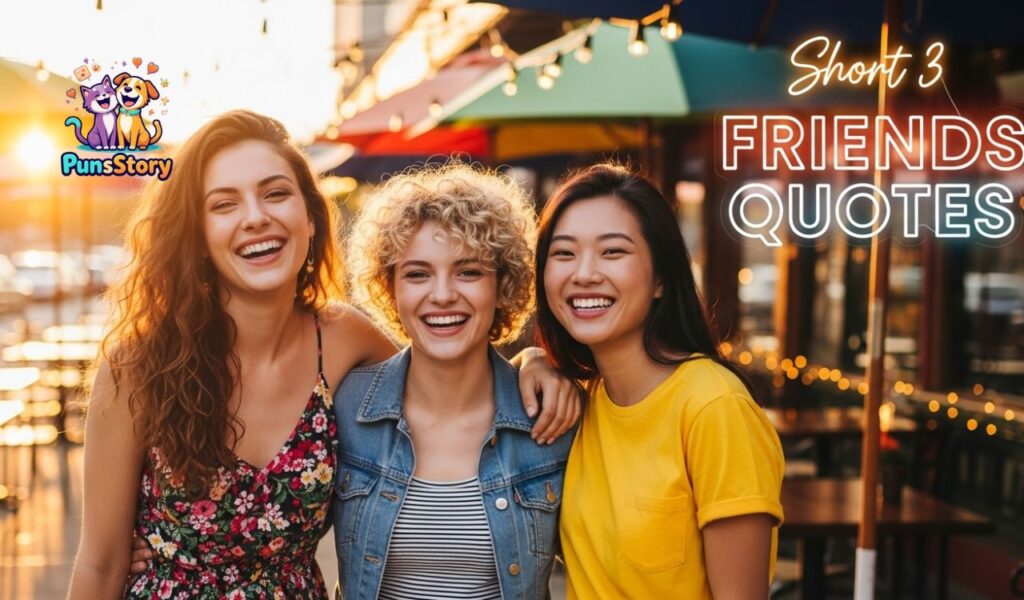 Short 3 Friends Quotes