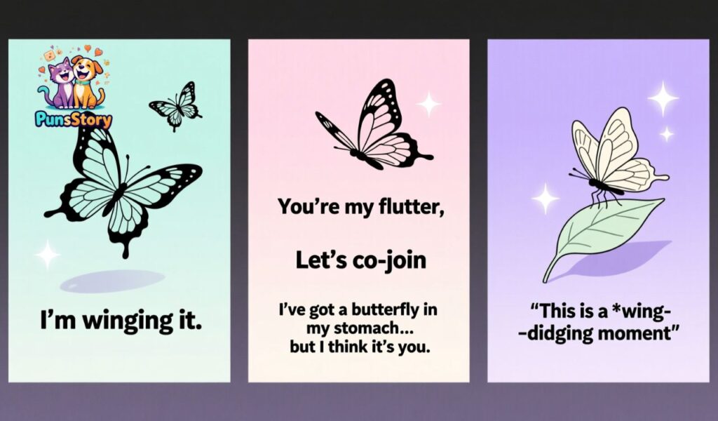 Short & Sweet Butterfly Puns One-Liners