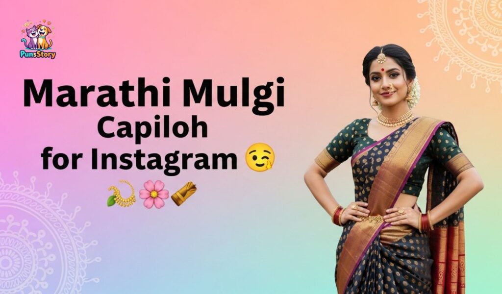 Marathi Mulgi Caption for Instagram with Emoji