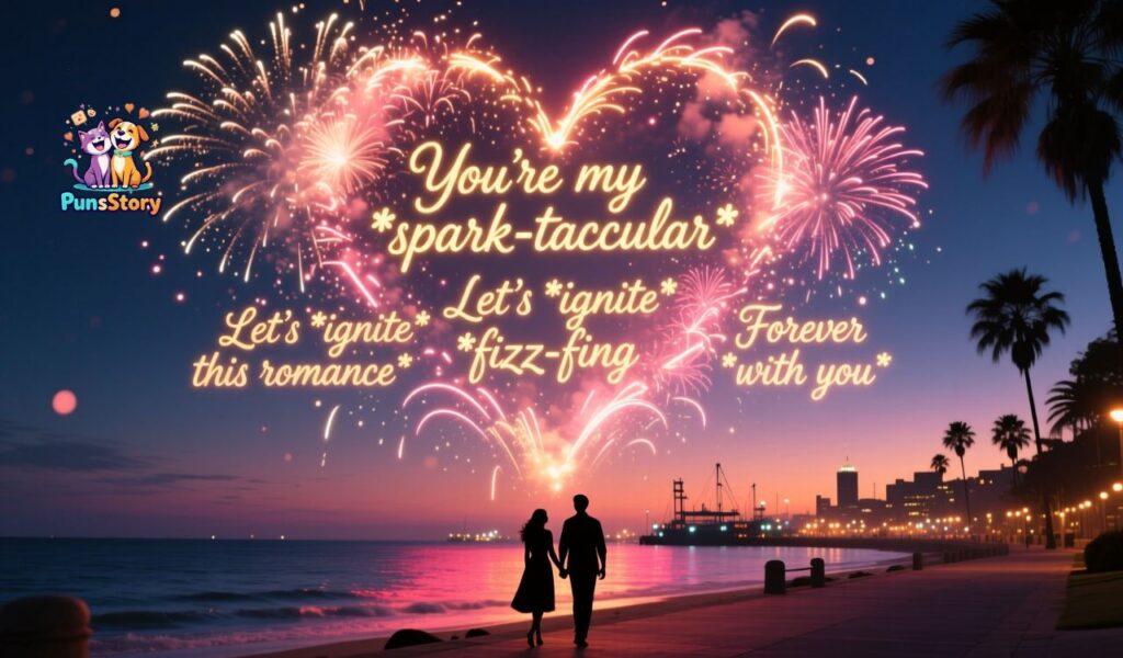 Romantic Firework Puns to Spark the Love