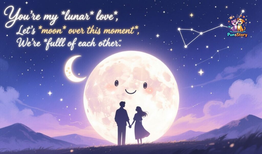Romantic Moon Puns for Lovers of the Night Sky