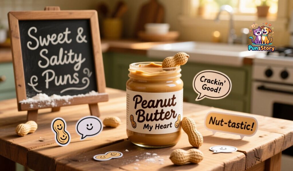 Sweet and Salty Peanut Butter Puns