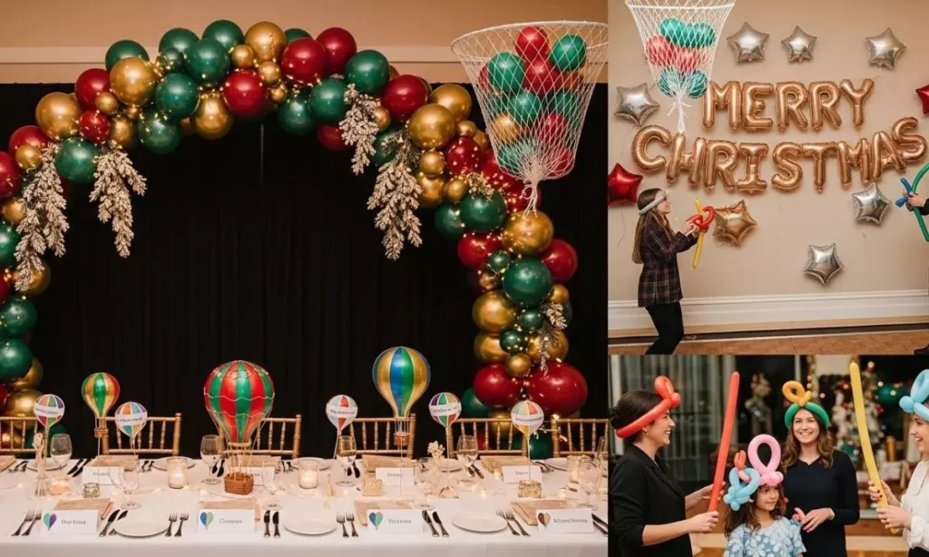 Balloons Christmas Party Ideas