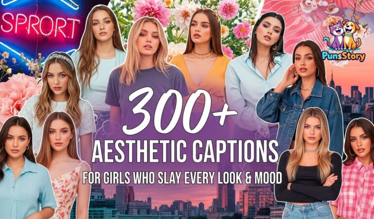 300+ Aesthetic Captions for Girls Who Slay Every Look & Mood