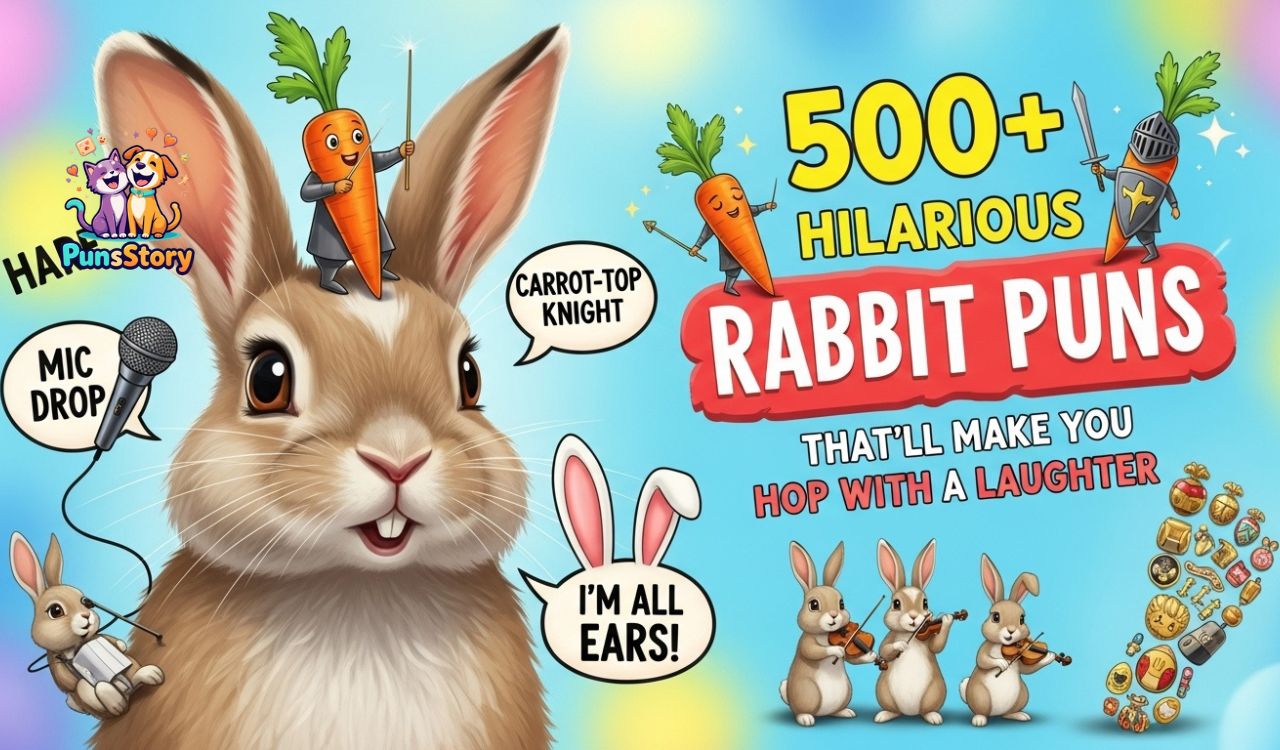 500+ Hilarious Rabbit Puns Thatβll Make You Hop with Laughter