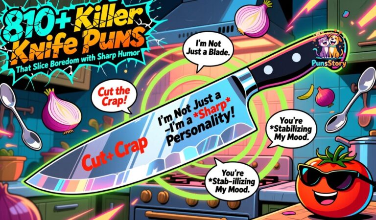 810+ Killer Knife Puns That Slice Boredom with Sharp Humor