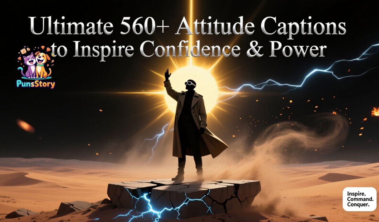 Ultimate 560+ Attitude Captions to Inspire Confidence & Power