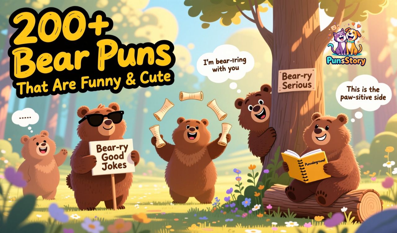 200+ Bear Puns That Are Adorably Funny & Cute