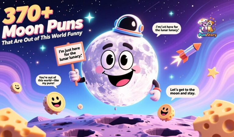 370+ Moon Puns That Are Out of This World Funny