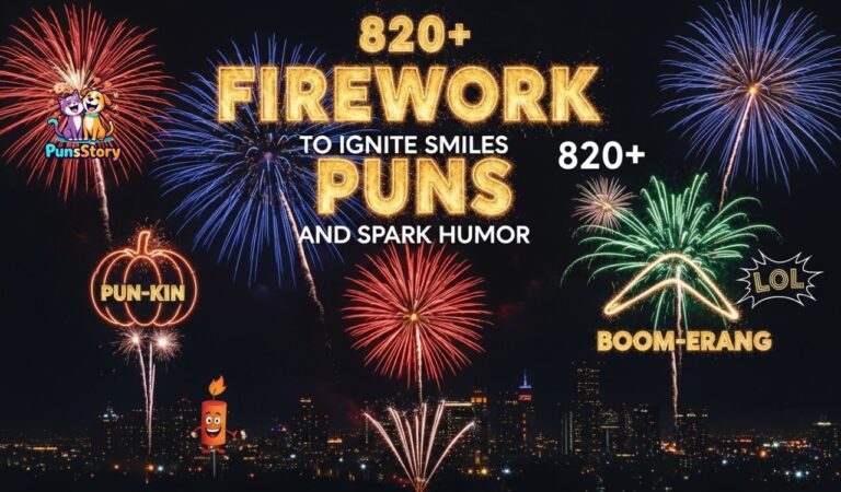 820+ Firework Puns to Ignite Smiles and Spark Humor
