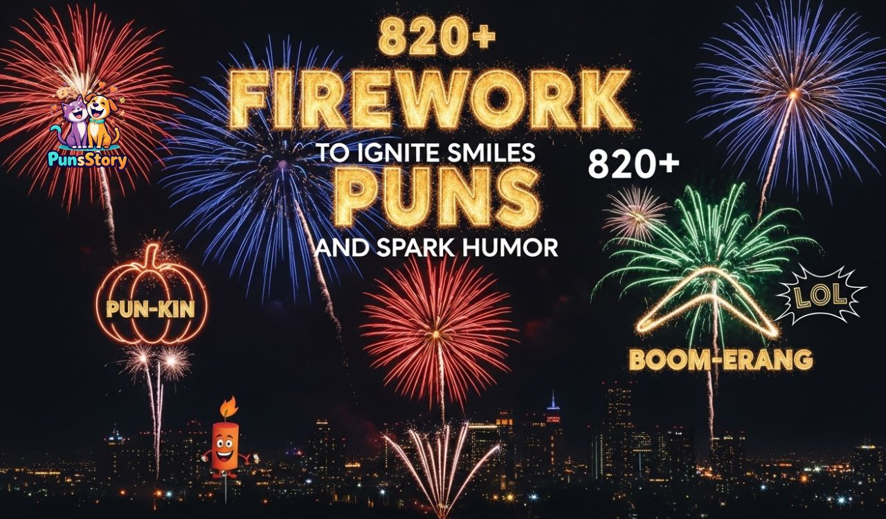 820+ Firework Puns to Ignite Smiles and Spark Humor