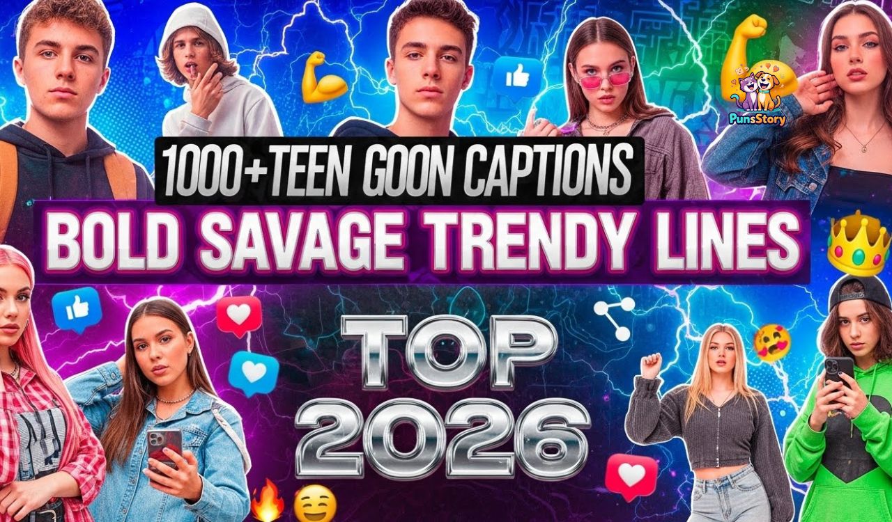 1000+ Teen Goon Captions Bold Savage Trendy Lines Top 2026