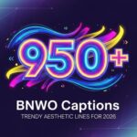 950+ BNWO Captions Trendy Aesthetic Lines for 2026