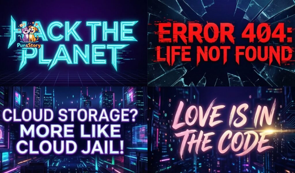 Short Cyber Puns for Reels, Pins & Posts