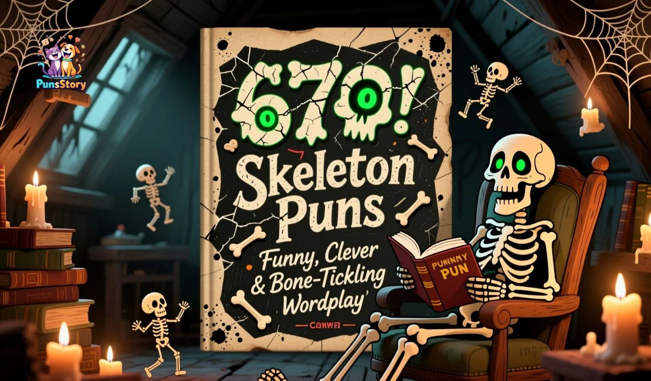 670+ Skeleton Puns: Funny, Clever & Bone-Tickling Wordplay